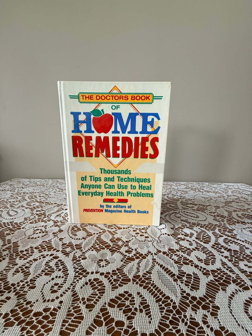 Vintage 1990 The Doctors Book of Home Remedies Hardcover Prevention Magazine
